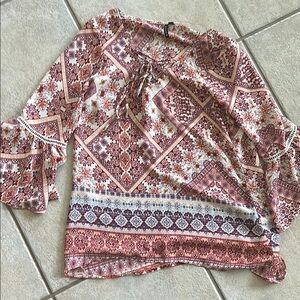 Bohemian Print Women's Top